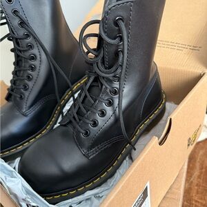 Dr. Martens Black Fine Haircell Boots